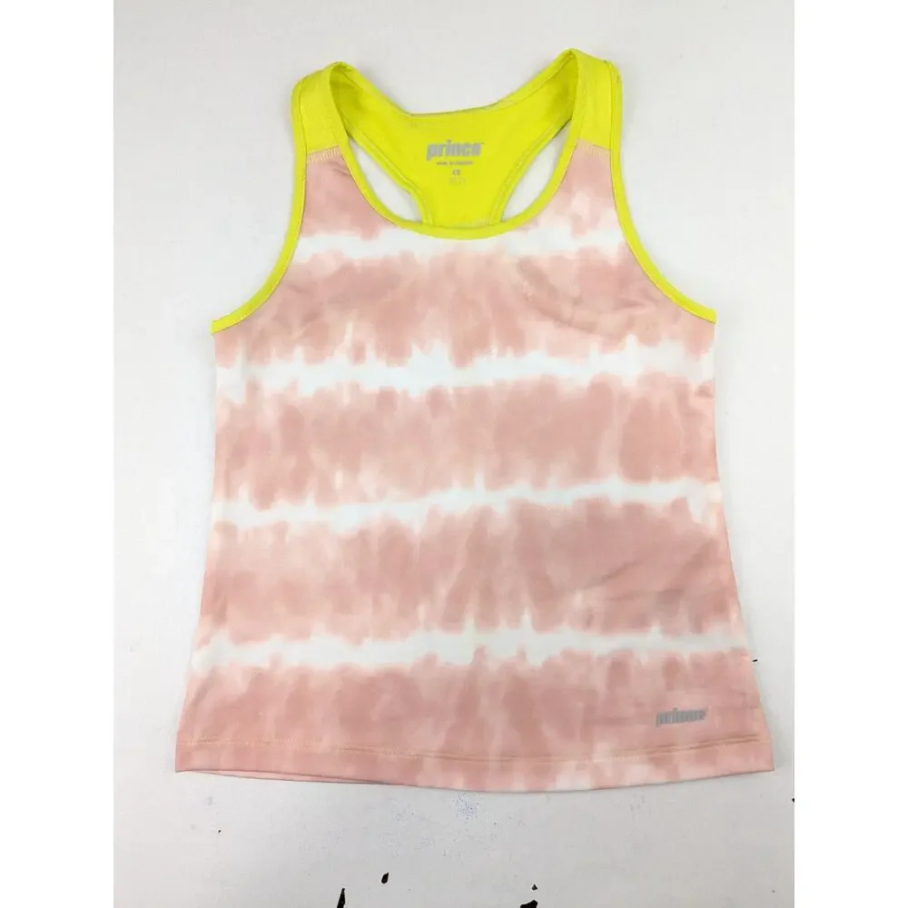 Prince Pink & White Tie Dye Athletic Tank & Skort Set - XS (6-7)
